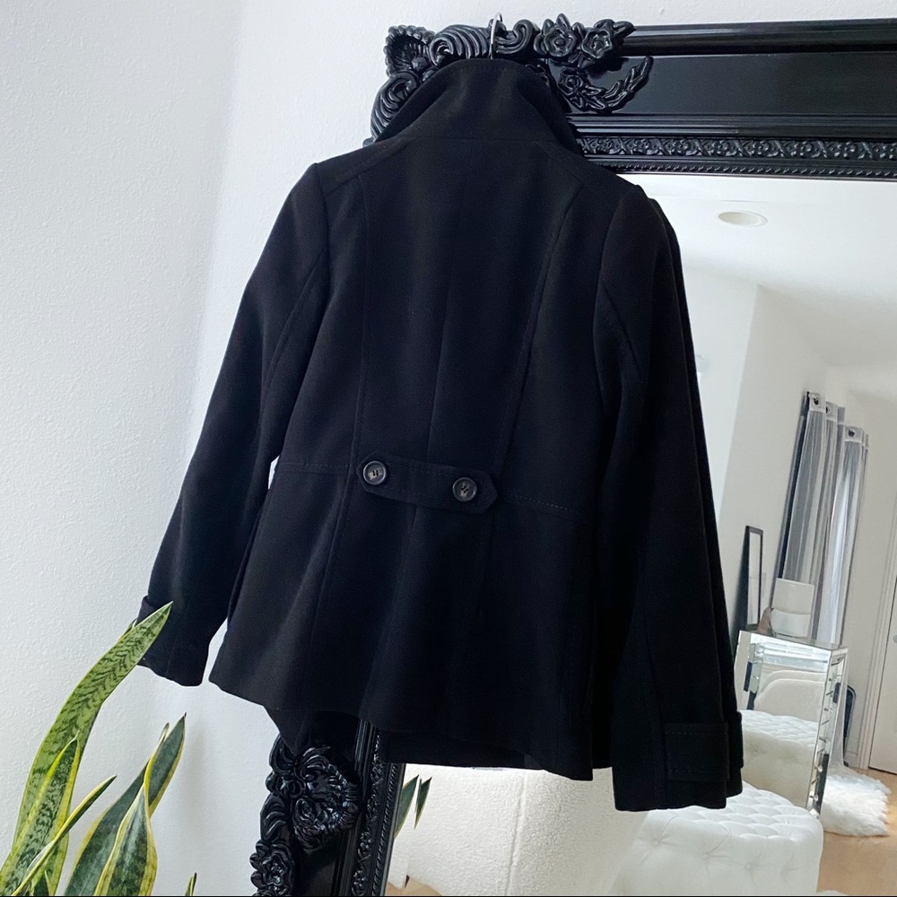 H&M | Women’s Black Buttoned Trench Coat - Picture 2 of 3
